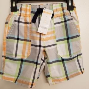 Boys Gymboree shorts, size 4 plaid